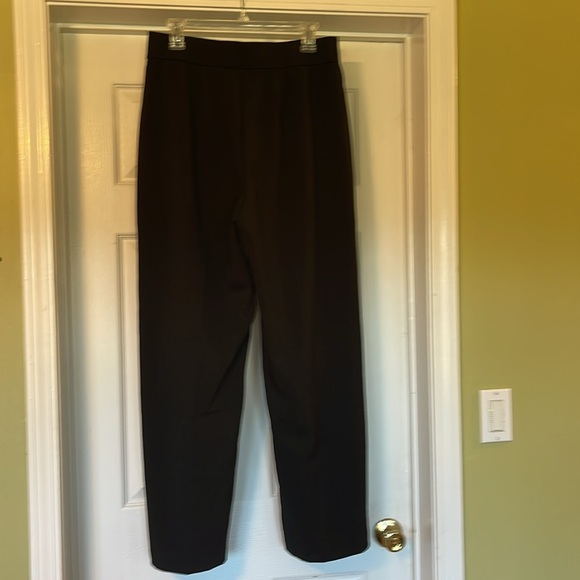 Susan Graver Wide Leg Black Pants Size M - Picture 2 of 4